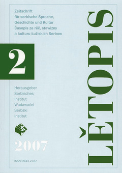 Titel Lětopis 54, 2007, Heft 2