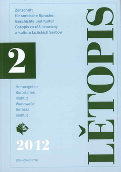 Titel Lětopis 59, 2012, Heft 2