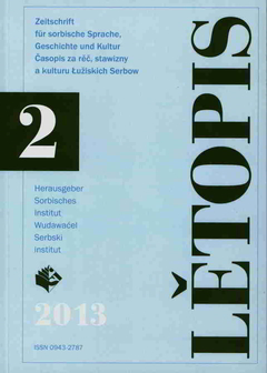 Titel Lětopis 60, 2013, Heft 2